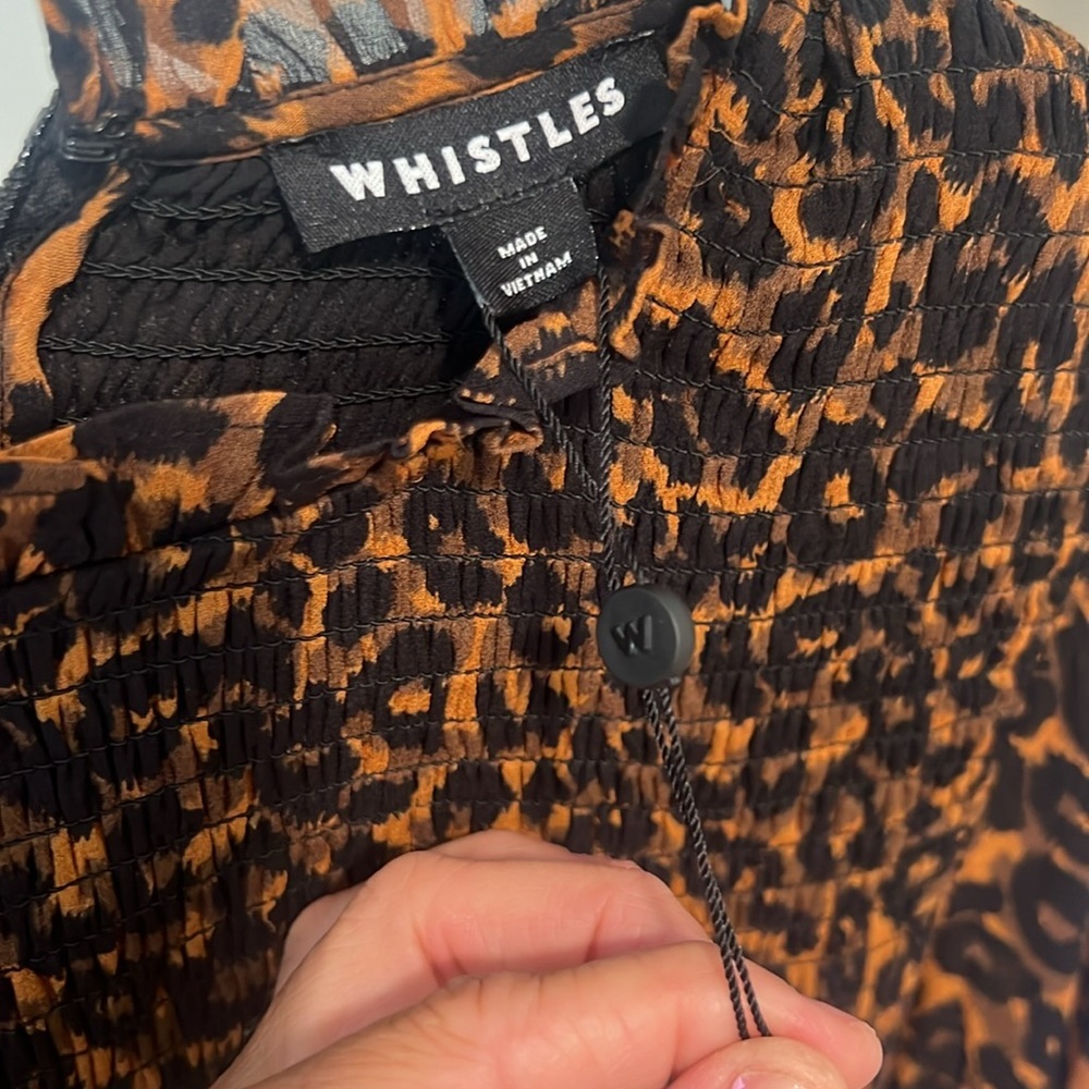 Classic Leopard Shirred Dress - Picture 5 of 7